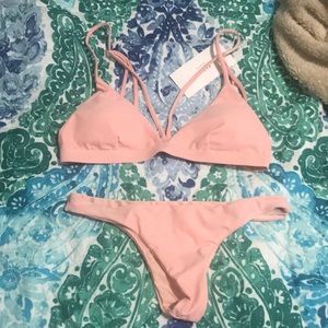 Baby pink bathing suit